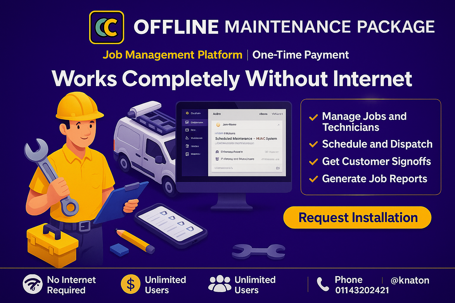 offline maintinance